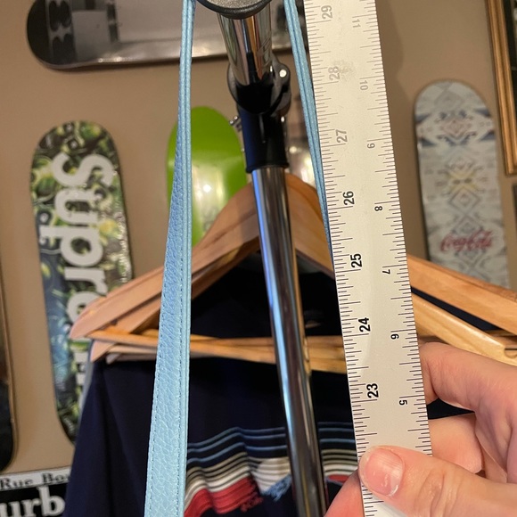 Beautiful Steve Madden blue faux leather bag - Picture 7 of 10